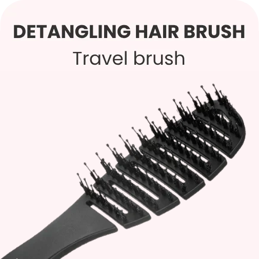 TRAVEL DETANGLING BRUSH